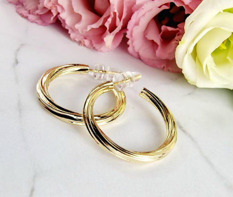 Kolczyki w kształcie koła