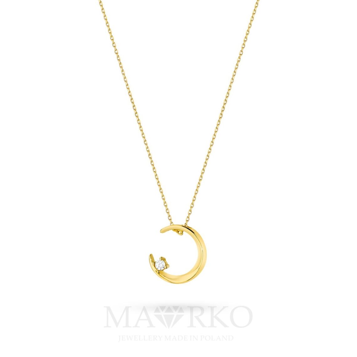 naszyjnik z księżycem