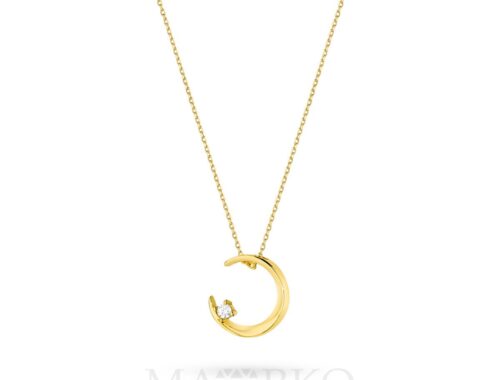 naszyjnik z księżycem