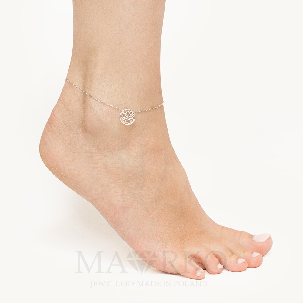 delikatna bransoletka na kostkę Marko