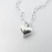 naszyjnik srebrny z sercem