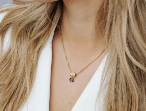 złote łańcuszki damskie na szyję